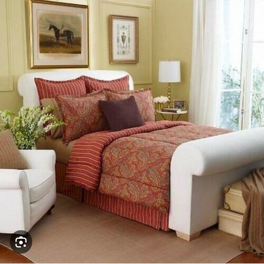 Ralph Lauren Edmonton Paisley Pillow Shams 26”x20”